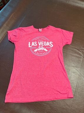 Las Vegas Graphic Tee - Pink